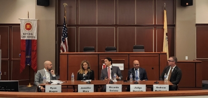 Speakers: Ryan Magee, Jennifer Mara, Ricardo Solano, Judge Quraishi, Andrew Wellbrock